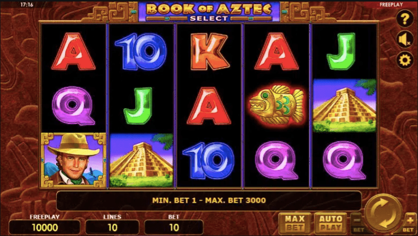Book of Aztec Select slots spielautomaten