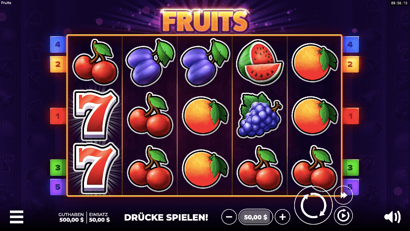 Fruits slots spielautomaten