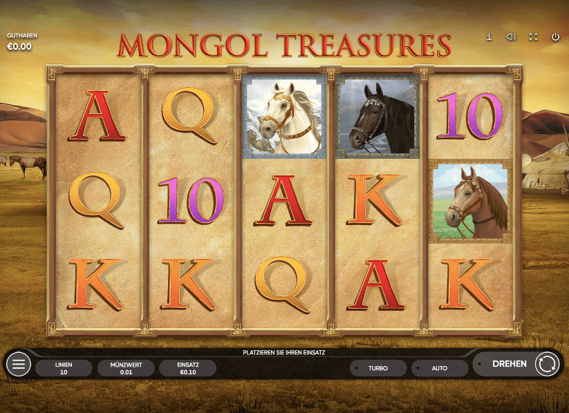 Mongol Treasures slots spielautomaten 